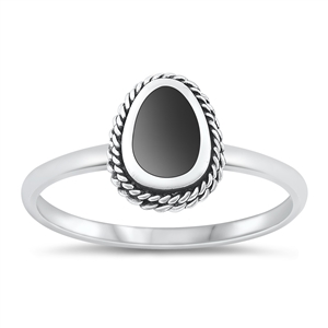 Silver Stone Ring