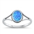 Silver Lab Opal Ring