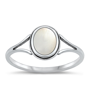 Silver Stone Ring