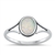 Silver Lab Opal Ring