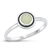 Silver Lab Opal Ring