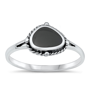 Silver Stone Ring