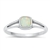 Silver Lab Opal Ring