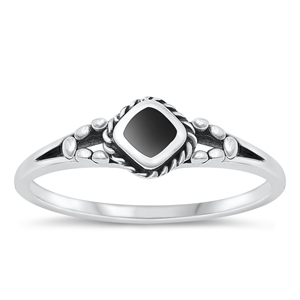 Silver Stone Ring