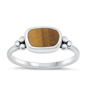 Silver Stone Ring