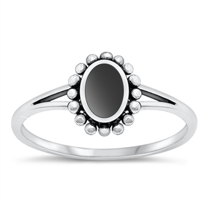 Silver Stone Ring