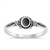 Silver Stone Ring