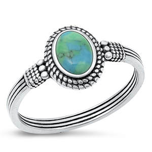 Silver Stone Ring