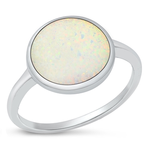 Silver Lab Opal Ring