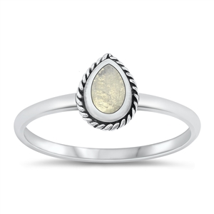 Silver Stone Ring