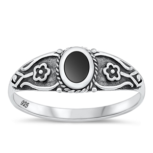 Silver Stone Ring