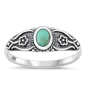 Silver Stone Ring