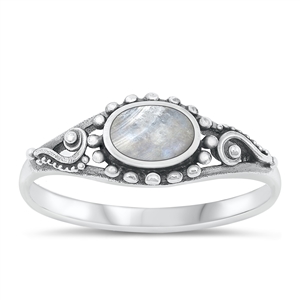 Silver Stone Ring