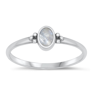 Silver Stone Ring