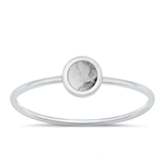 Silver Stone Ring