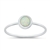 Silver Lab Opal Ring