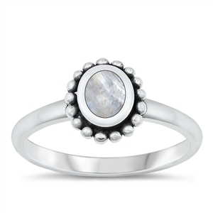 Silver Stone Ring