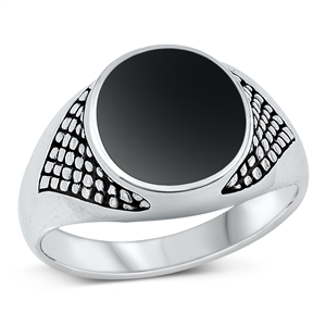 Silver Stone Ring