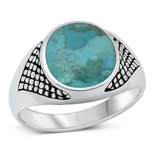 Silver Stone Ring