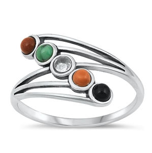 Silver Stone Ring