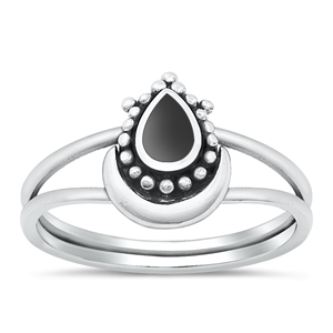 Silver Stone Ring