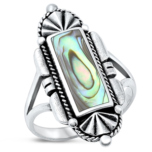 Silver Stone Ring