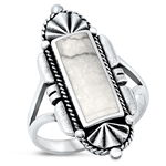 Silver Stone Ring