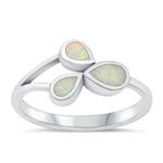 Silver Lab Opal Ring