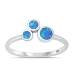 Silver Lab Opal Ring