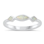 Silver Lab Opal Ring