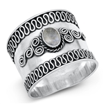 Silver Stone Ring - Bali