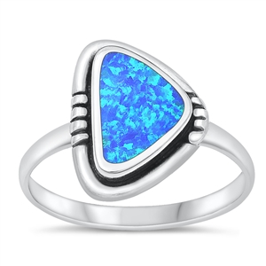 Silver Lab Opal Ring