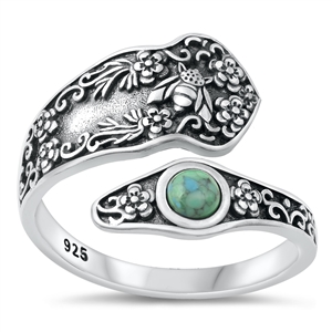 Silver Stone Ring - Nature