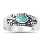 Silver Stone Ring