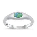 Silver Stone Ring