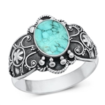 Silver Stone Ring