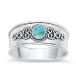 Silver Stone Ring - Bali