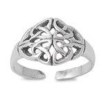 Silver Toe Ring -  Celtic