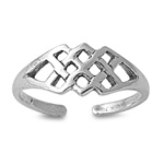 Silver Toe Ring - Celtic