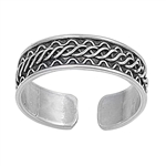 Silver Toe Ring - Bali Design