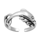 Silver Toe Ring - Dolphin