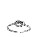 Silver Toe Ring - Love Knot