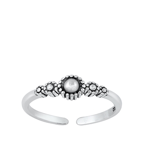 Silver Toe Ring - Bali