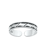 Silver Toe Ring - Bali