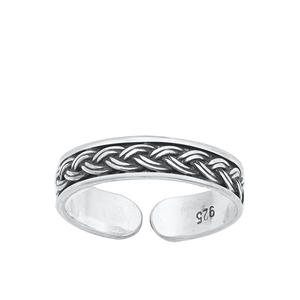 Silver Toe Ring - Bali