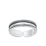 Silver Toe Ring - Bali