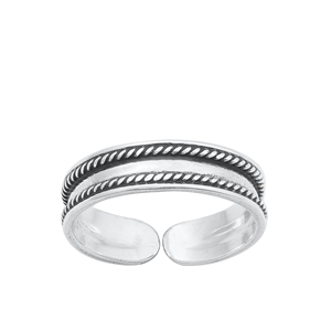 Silver Toe Ring - Bali