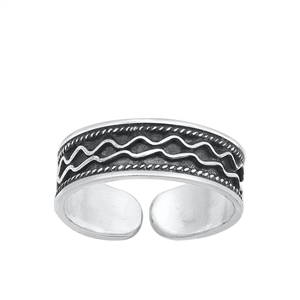 Silver Toe Ring - Bali