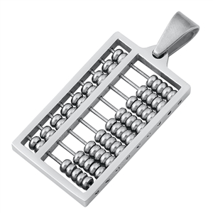 Steel Pendant - Abacus