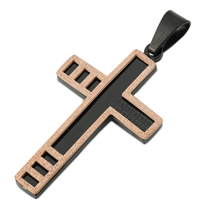 Steel Pendant - Cross